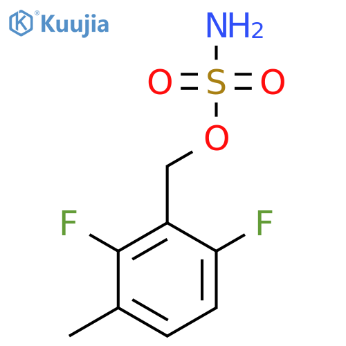 (2,6-difluoro-3-methylphenyl)methyl sulfamate structure