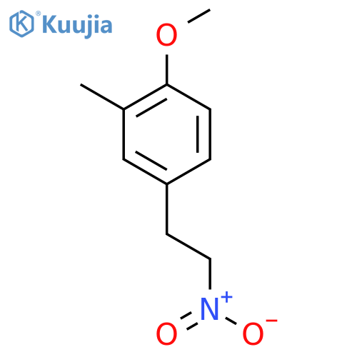 1-methoxy-2-methyl-4-(2-nitroethyl)benzene structure