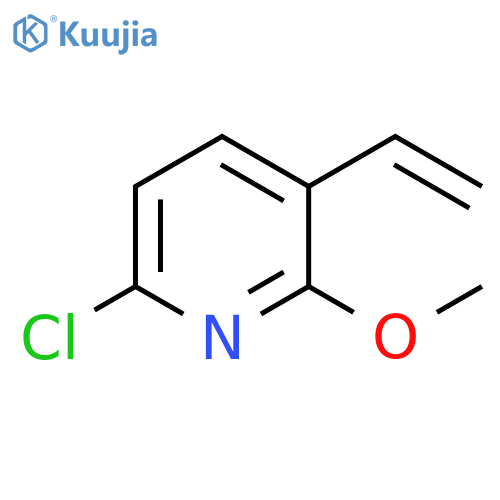 6-chloro-3-ethenyl-2-methoxypyridine structure
