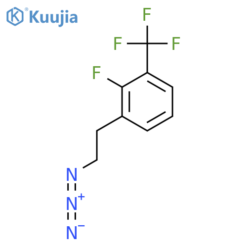 1-(2-azidoethyl)-2-fluoro-3-(trifluoromethyl)benzene structure