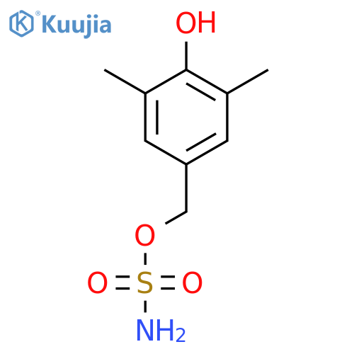 (4-Hydroxy-3,5-dimethylphenyl)methyl sulfamate structure