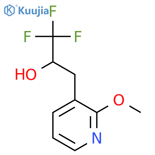 1,1,1-trifluoro-3-(2-methoxypyridin-3-yl)propan-2-ol structure