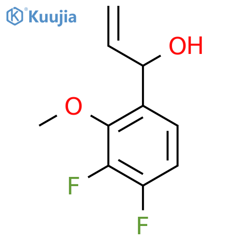 1-(3,4-difluoro-2-methoxyphenyl)prop-2-en-1-ol structure