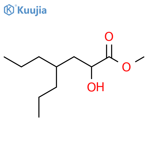 methyl 2-hydroxy-4-propylheptanoate structure