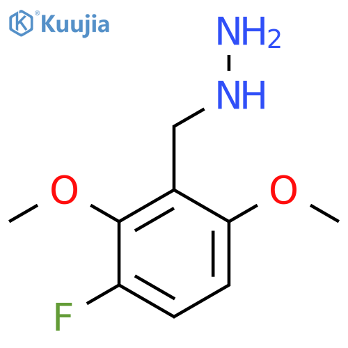(3-fluoro-2,6-dimethoxyphenyl)methylhydrazine structure