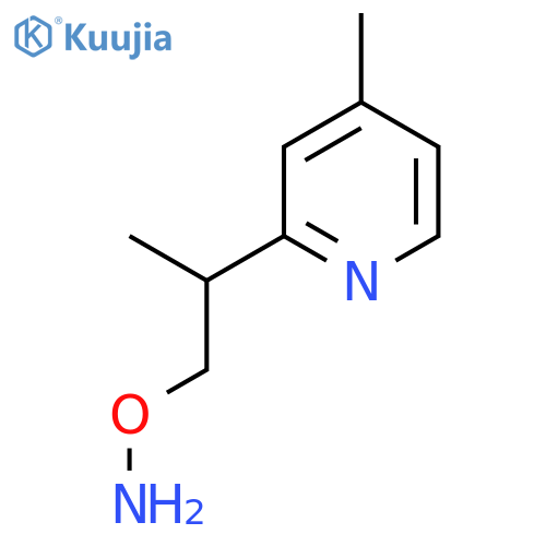O-2-(4-methylpyridin-2-yl)propylhydroxylamine structure