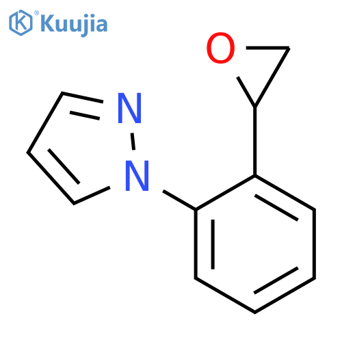 1-2-(oxiran-2-yl)phenyl-1H-pyrazole structure