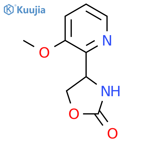 4-(3-methoxypyridin-2-yl)-1,3-oxazolidin-2-one structure