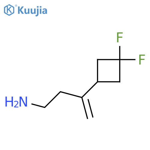 3-(3,3-difluorocyclobutyl)but-3-en-1-amine structure