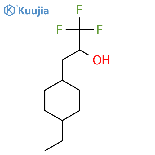 3-(4-ethylcyclohexyl)-1,1,1-trifluoropropan-2-ol structure