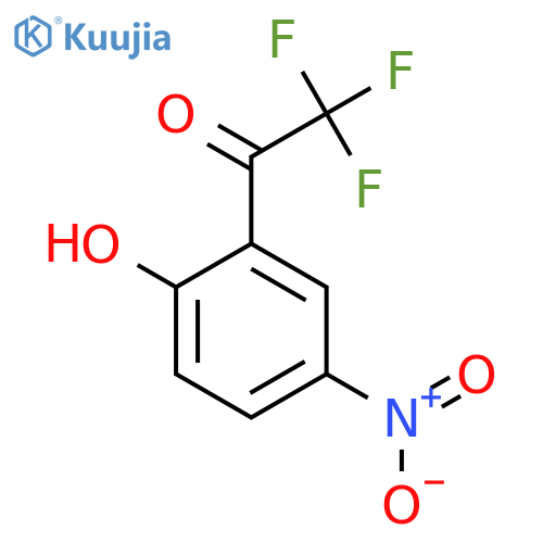 2,2,2-trifluoro-1-(2-hydroxy-5-nitrophenyl)ethan-1-one structure