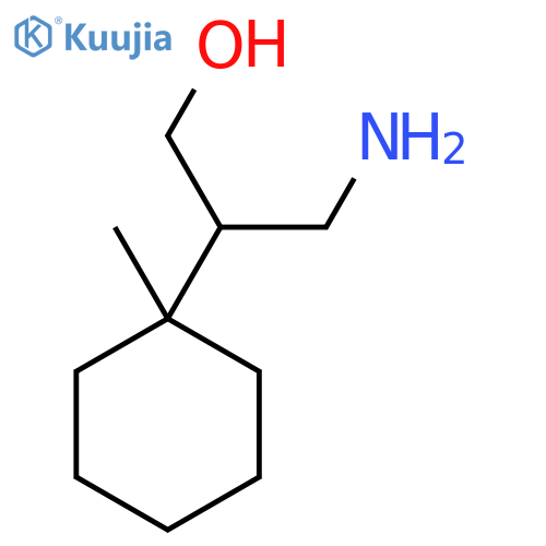 3-amino-2-(1-methylcyclohexyl)propan-1-ol structure