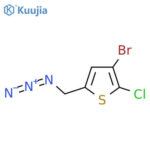 5-(Azidomethyl)-3-bromo-2-chlorothiophene structure