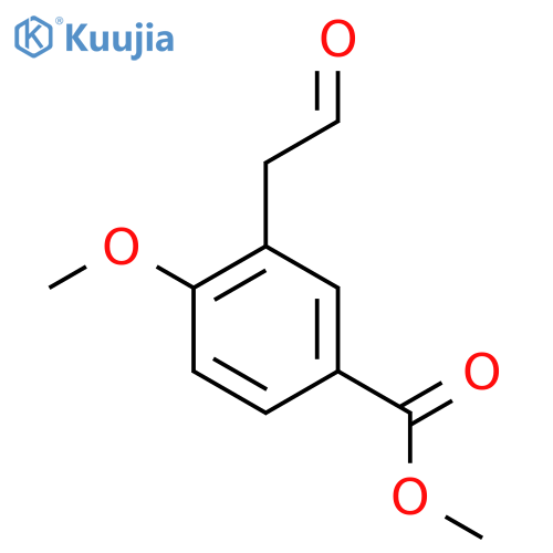 methyl 4-methoxy-3-(2-oxoethyl)benzoate structure