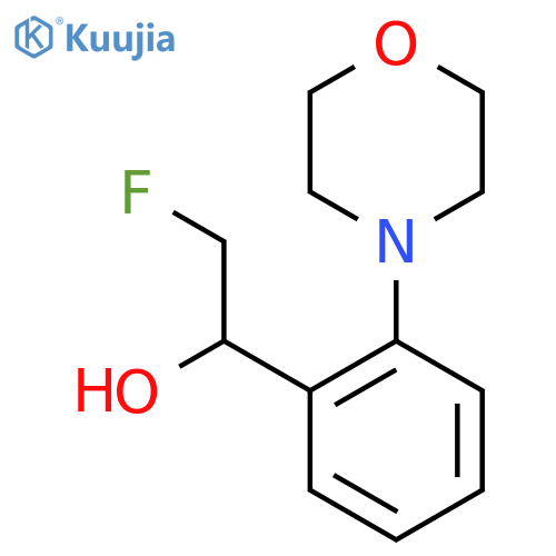 2-fluoro-1-2-(morpholin-4-yl)phenylethan-1-ol structure