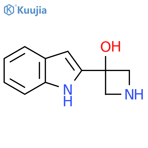 3-(1H-indol-2-yl)azetidin-3-ol structure