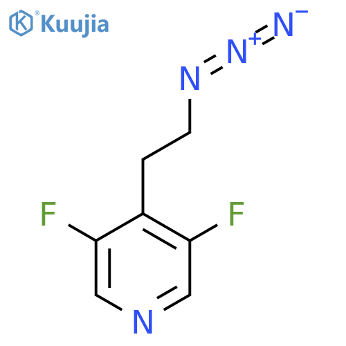 4-(2-azidoethyl)-3,5-difluoropyridine structure