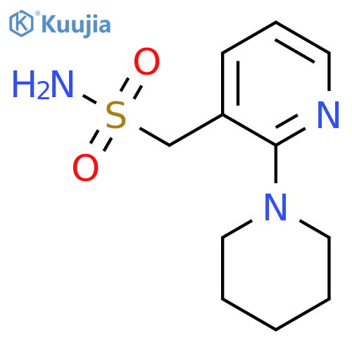 2-(piperidin-1-yl)pyridin-3-ylmethanesulfonamide structure
