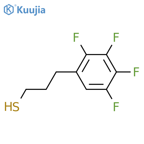 3-(2,3,4,5-Tetrafluorophenyl)propane-1-thiol structure