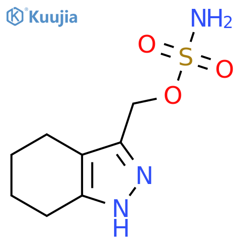 (4,5,6,7-tetrahydro-1H-indazol-3-yl)methyl sulfamate structure