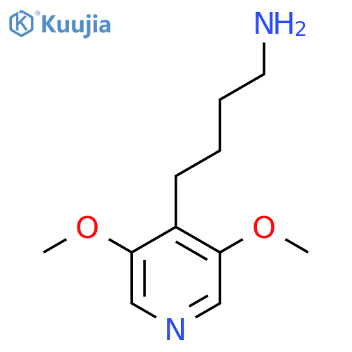 4-(3,5-dimethoxypyridin-4-yl)butan-1-amine structure