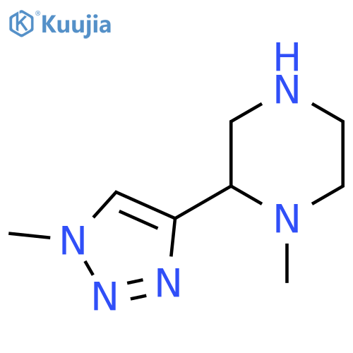 1-methyl-2-(1-methyl-1H-1,2,3-triazol-4-yl)piperazine structure