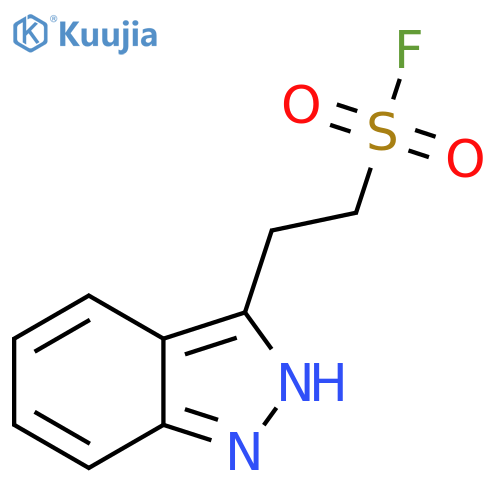 2-(1H-indazol-3-yl)ethane-1-sulfonyl fluoride structure