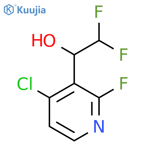 1-(4-chloro-2-fluoropyridin-3-yl)-2,2-difluoroethan-1-ol structure