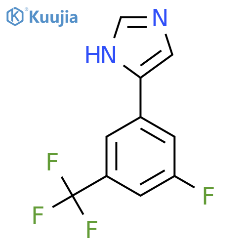4-3-fluoro-5-(trifluoromethyl)phenyl-1H-imidazole structure