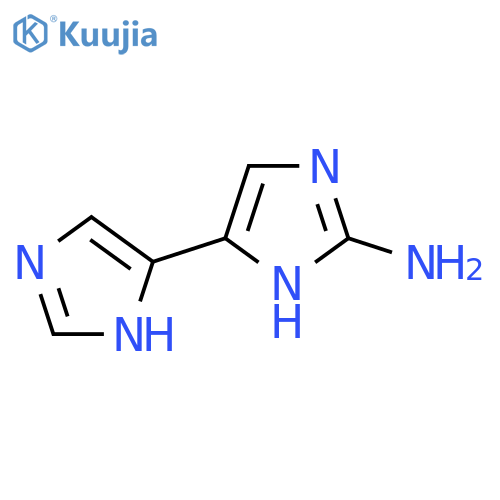 5-(1H-imidazol-5-yl)-1H-imidazol-2-amine structure