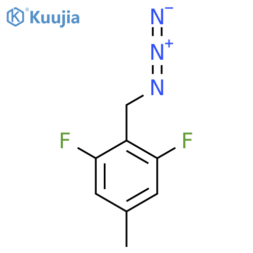 2-(azidomethyl)-1,3-difluoro-5-methylbenzene structure