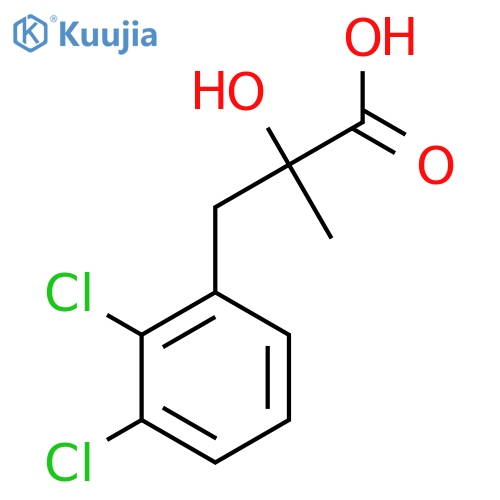 3-(2,3-dichlorophenyl)-2-hydroxy-2-methylpropanoic acid structure