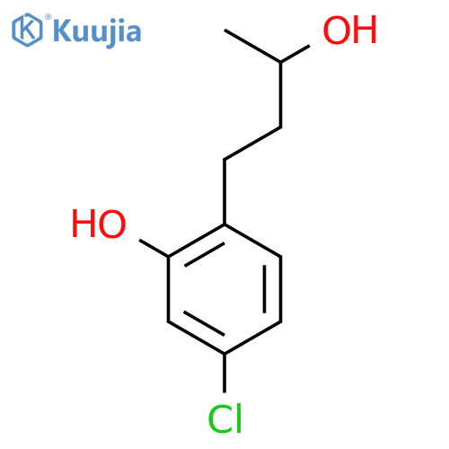5-chloro-2-(3-hydroxybutyl)phenol structure