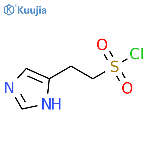 2-(1H-imidazol-5-yl)ethane-1-sulfonyl chloride structure