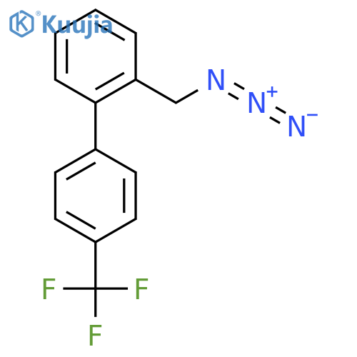 1-2-(azidomethyl)phenyl-4-(trifluoromethyl)benzene structure
