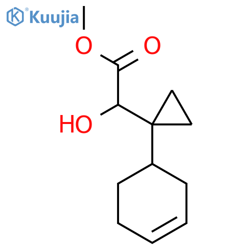 methyl 2-1-(cyclohex-3-en-1-yl)cyclopropyl-2-hydroxyacetate structure