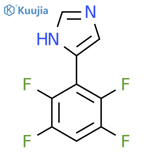 4-(2,3,5,6-tetrafluorophenyl)-1H-imidazole structure