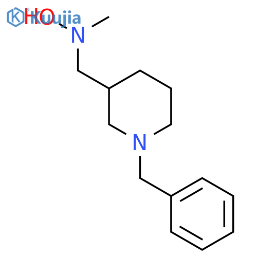 N-(1-benzylpiperidin-3-yl)methyl-N-methylhydroxylamine structure