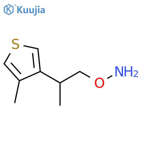 O-2-(4-methylthiophen-3-yl)propylhydroxylamine structure