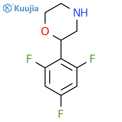 2-(2,4,6-trifluorophenyl)morpholine structure