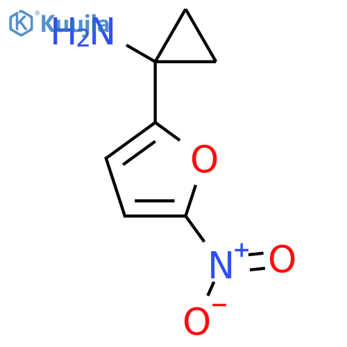 1-(5-nitrofuran-2-yl)cyclopropan-1-amine structure