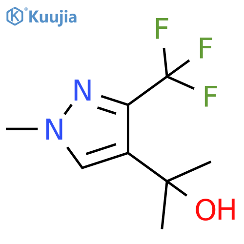 2-1-methyl-3-(trifluoromethyl)-1H-pyrazol-4-ylpropan-2-ol structure