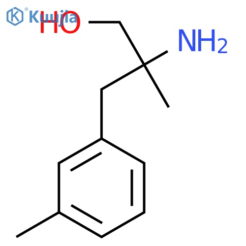 2-amino-2-methyl-3-(3-methylphenyl)propan-1-ol structure