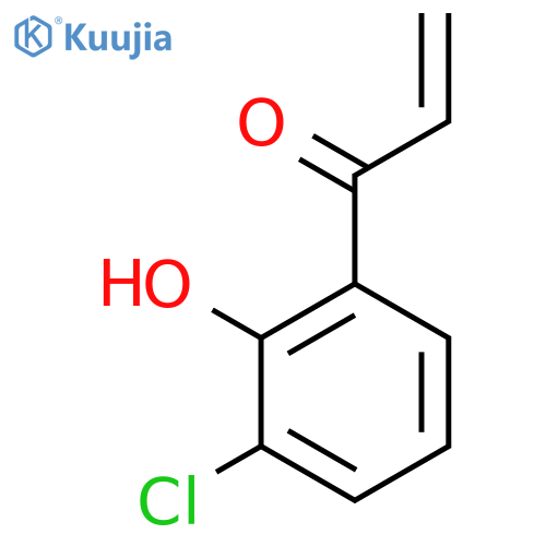 1-(3-chloro-2-hydroxyphenyl)prop-2-en-1-one structure