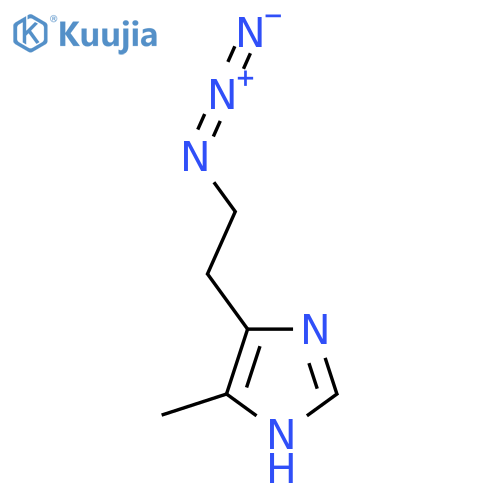 5-(2-azidoethyl)-4-methyl-1H-imidazole structure
