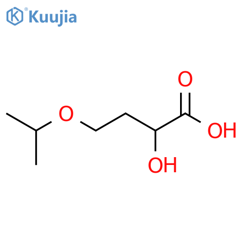 2-Hydroxy-4-(propan-2-yloxy)butanoic acid structure