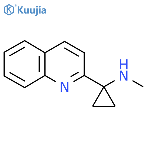 N-methyl-1-(quinolin-2-yl)cyclopropan-1-amine structure
