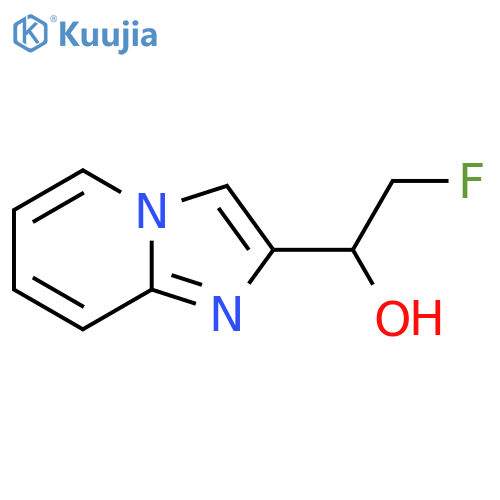 2-fluoro-1-{imidazo1,2-apyridin-2-yl}ethan-1-ol structure