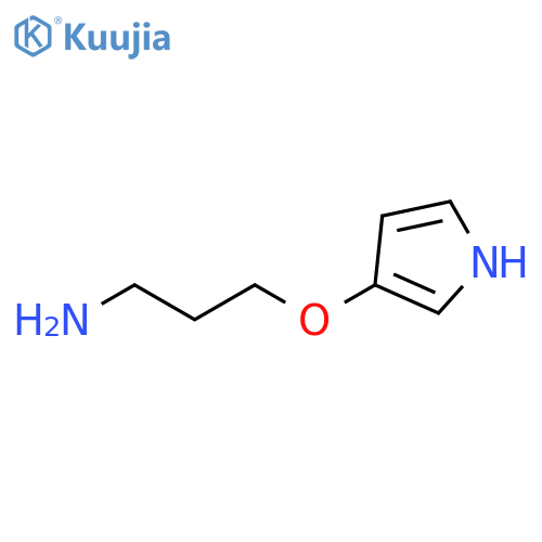 3-(1H-pyrrol-3-yloxy)propan-1-amine structure