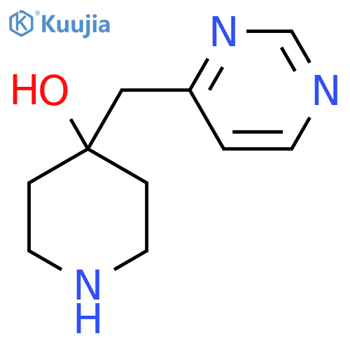 4-(pyrimidin-4-yl)methylpiperidin-4-ol structure